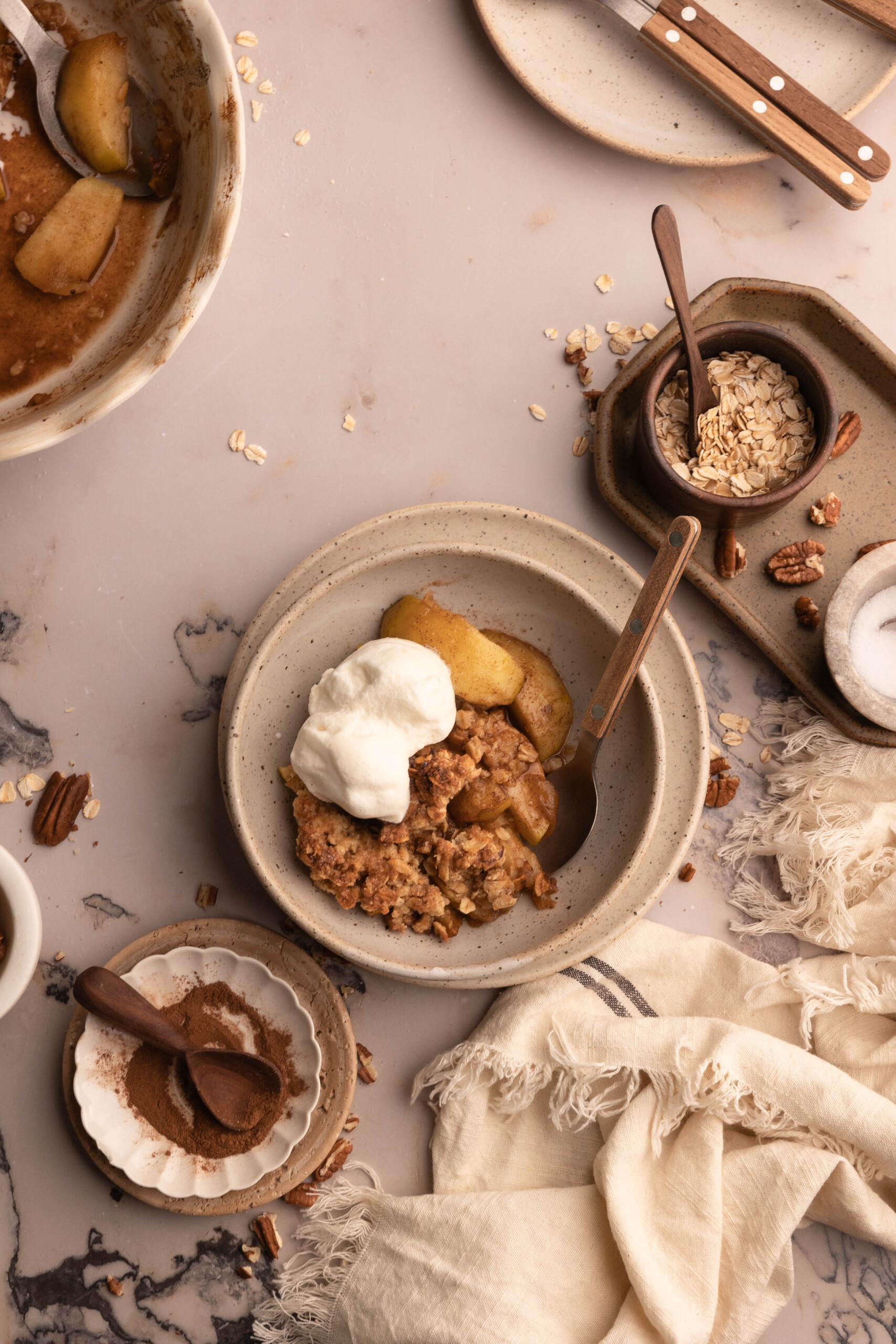 easy apple crumble