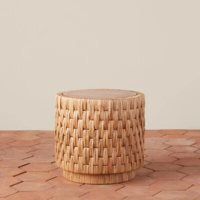 Puebla woven side table, Casa Zuma