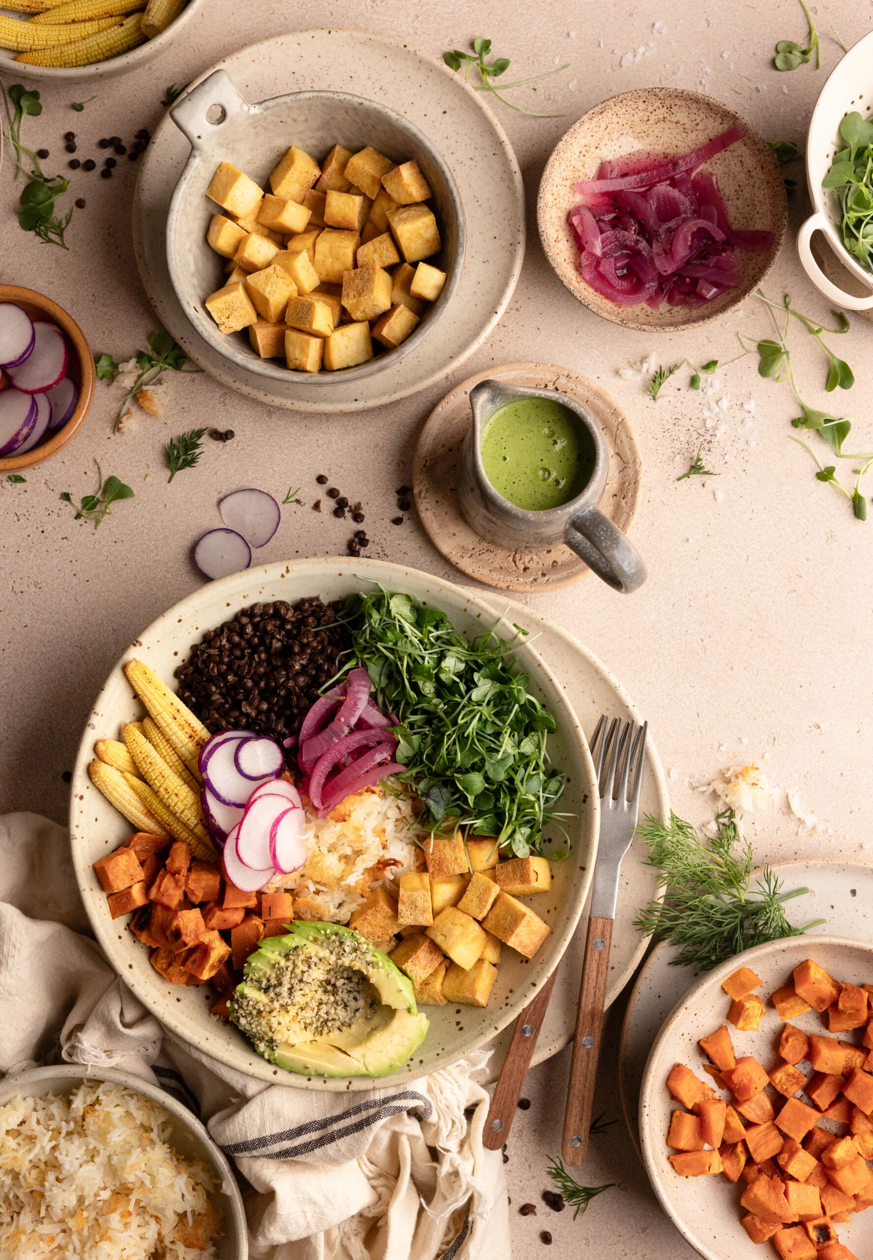 rainbow grain bowl