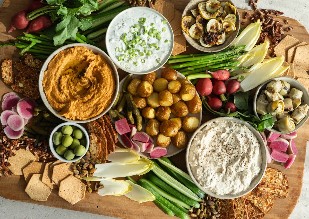 Dips & Crudité Grazing Board