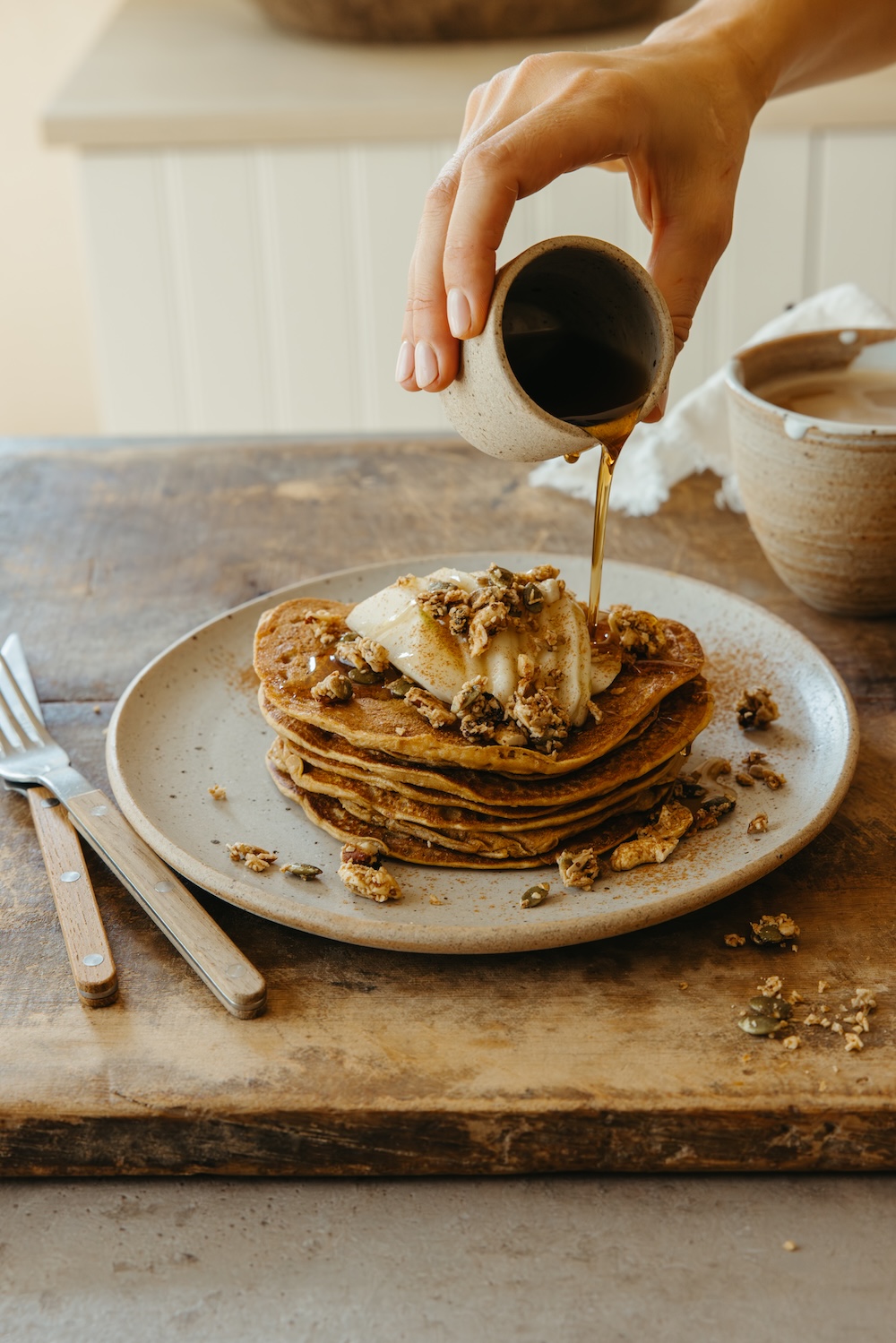 Pumpkin Protein Pancakes