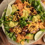 Vegetarian taco salad_quick summer dinners