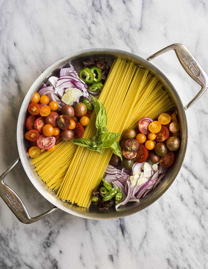 one pot summertime pasta