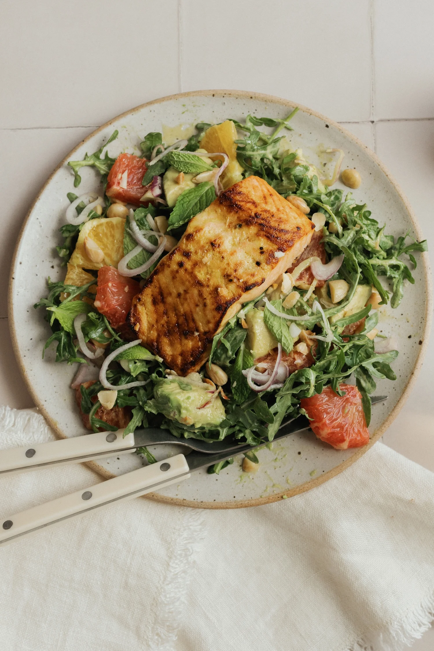Salmon Salad with Citrus & Avocado