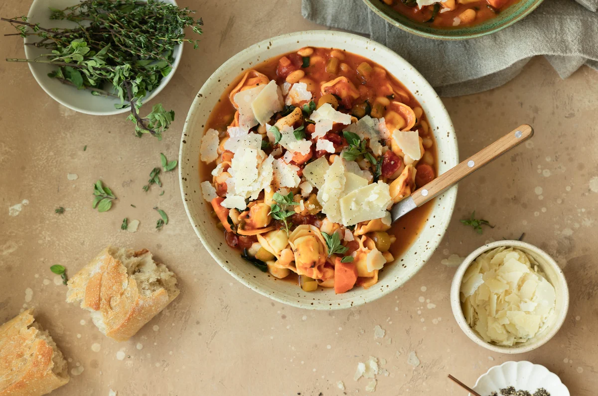 Cozy Tortellini Soup